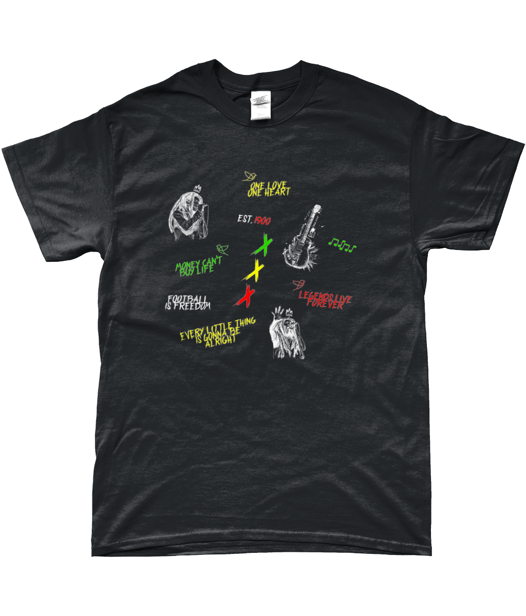 Ajax T-Shirt / Kleding - Bob Marley 2 | Soccer Art