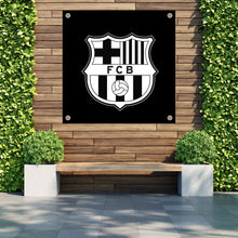 Afbeelding in Gallery-weergave laden, FC Barcelona - Logo Tuinposter