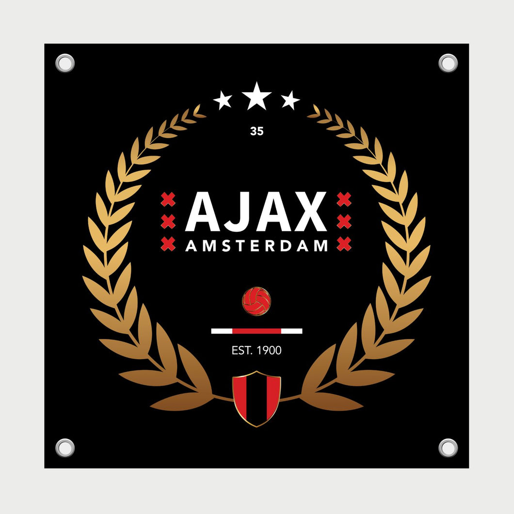 Ajax - Gouden Krans Tuinposter