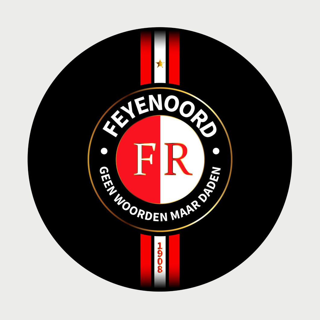 Feyenoord Schilderij / Poster / Wanddecoratie Geen Woorden Maar Daden
