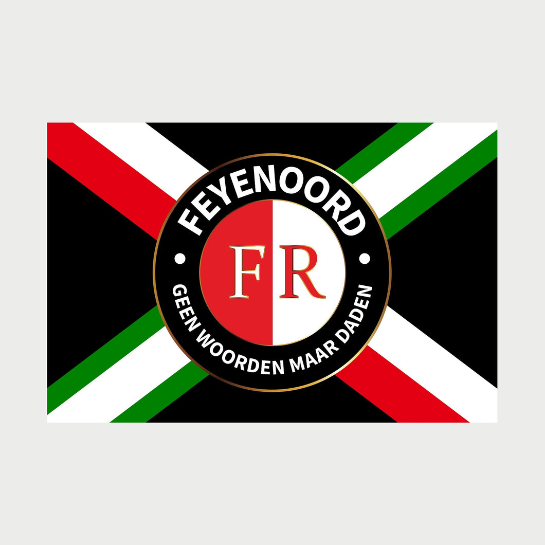 Feyenoord - Geen Woorden Maar Daden Vlag