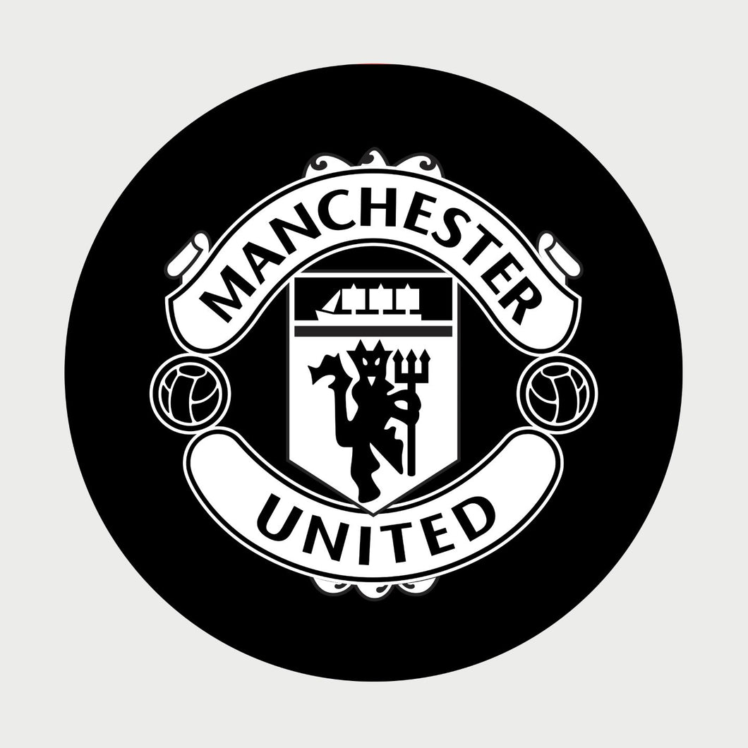 Manchester United - Logo Zwart-Wit