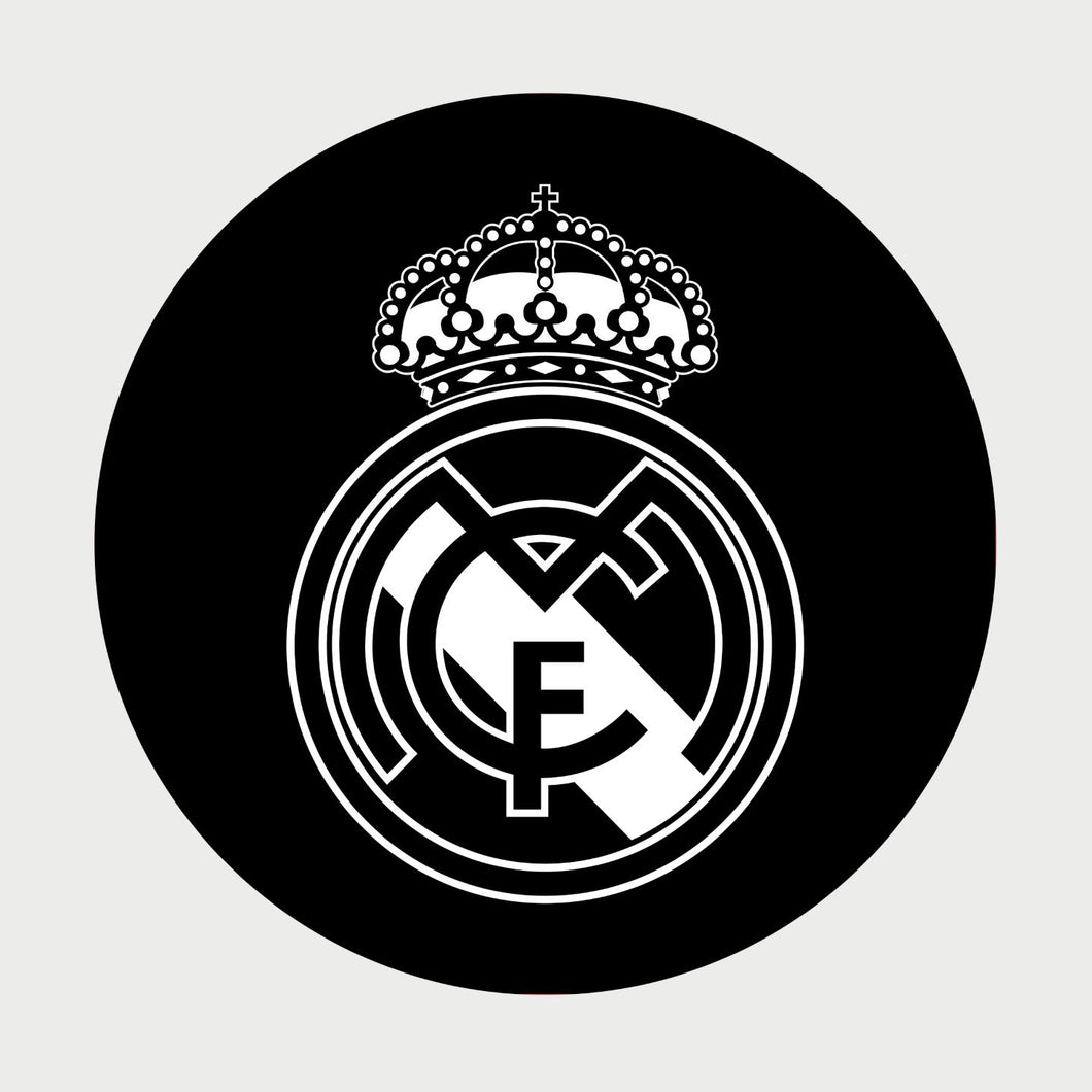 Real Madrid - Logo Zwart-Wit